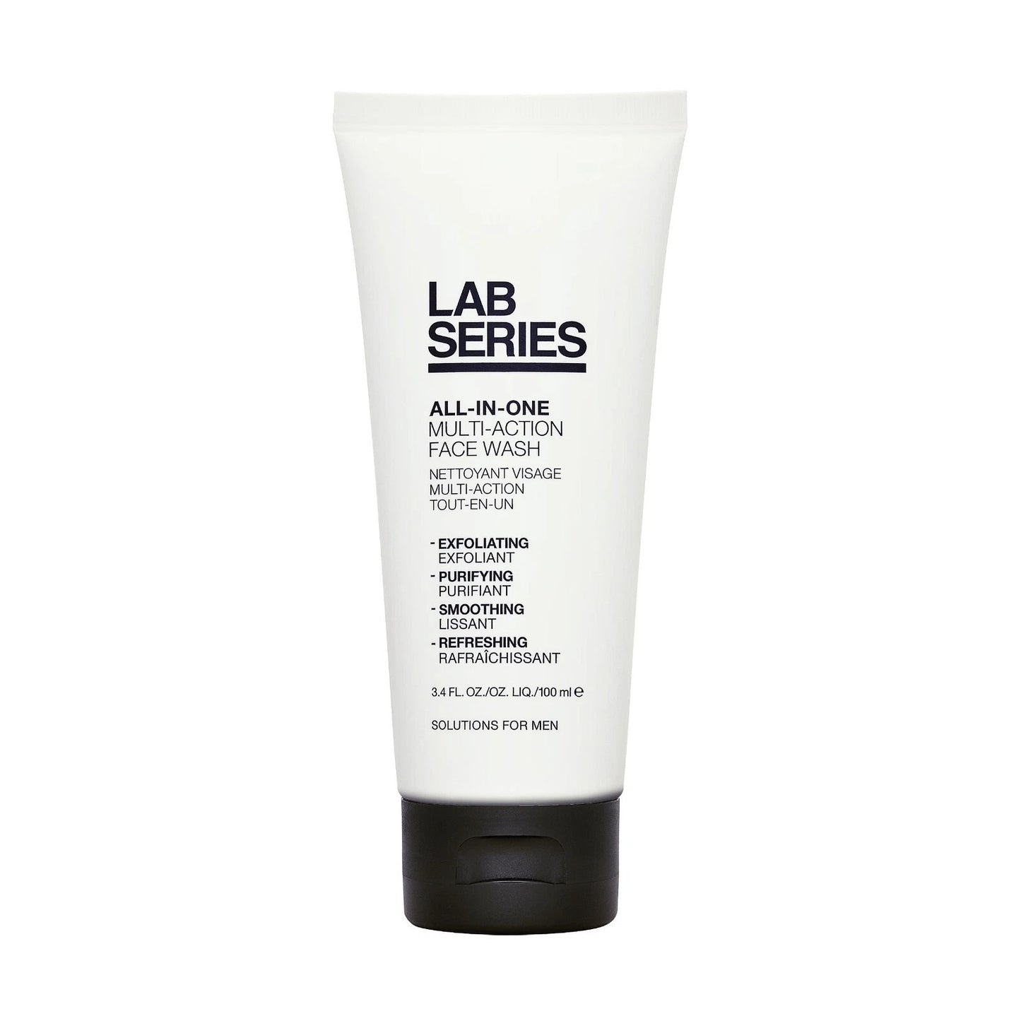 LAB SERIES Clean All-In-One Multi-Action Face Wash For Men 100ml Exfoliate NEW