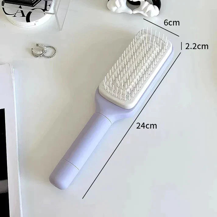 4-in-1 Self-Cleaning Hair Comb Brush.