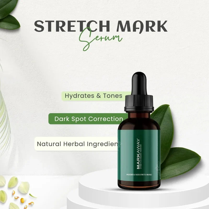 Markaway Stretch Mark Serum | For Scars & Skin Elasticity