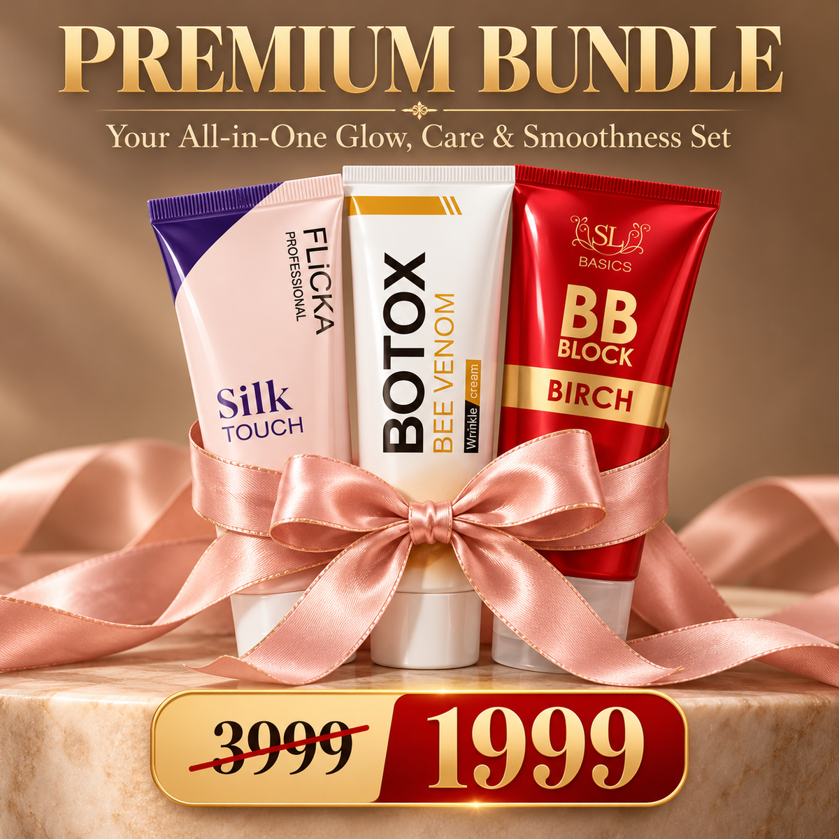 3-in-1 Beauty Bundle | Flicka + BB Block Cream + Botox Cream