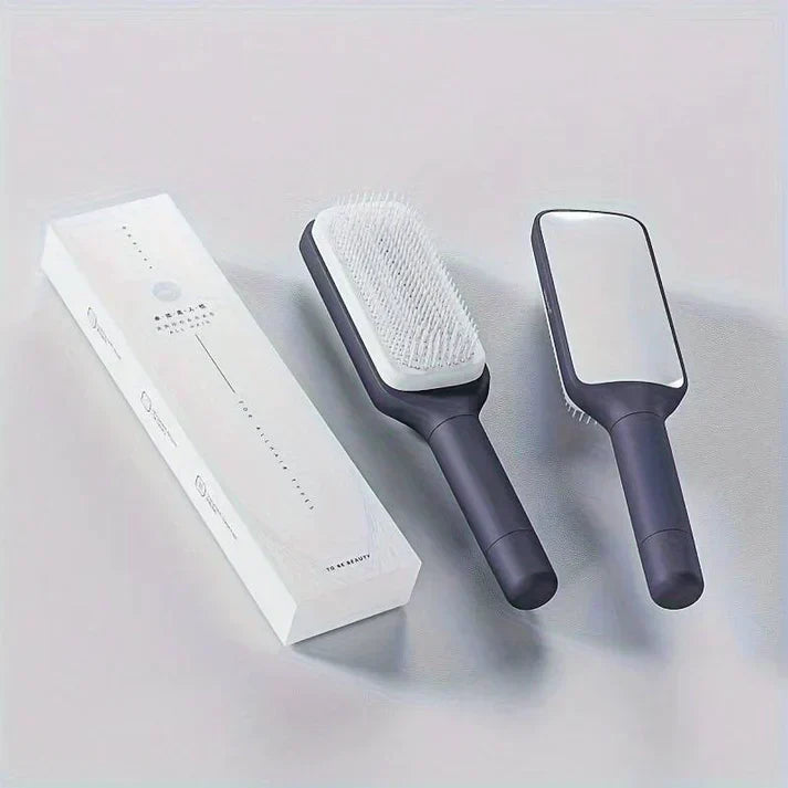 4-in-1 Self-Cleaning Hair Comb Brush.