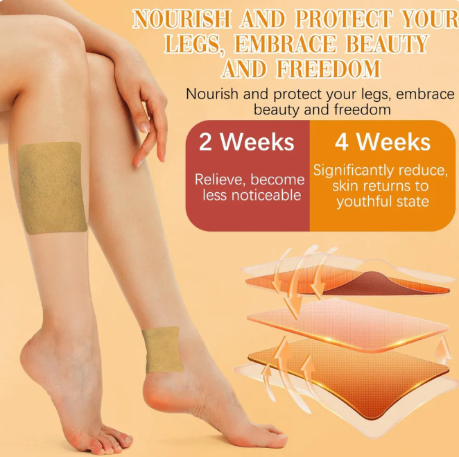 Kenko Spider & Varicose Vein Patches | Herbal Therapy For Fatigue & Vein Health
