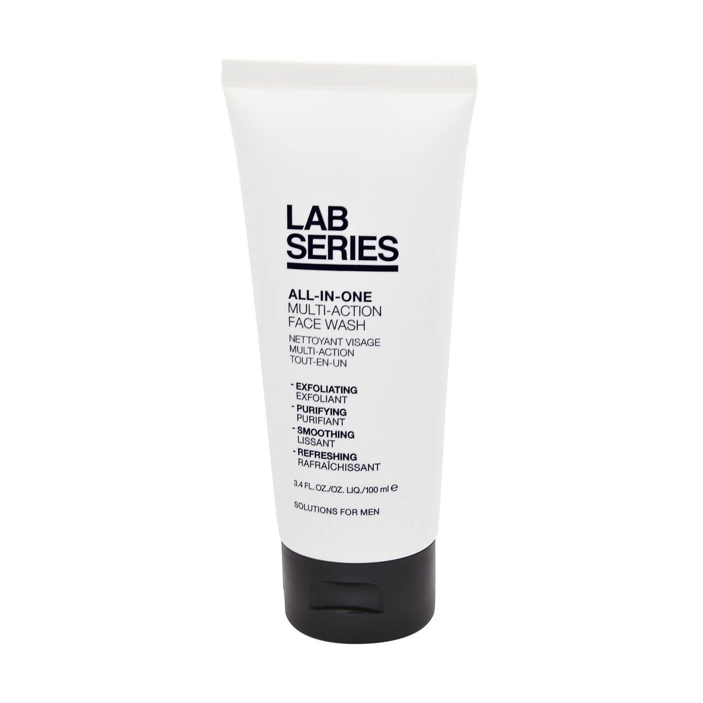 LAB SERIES Clean All-In-One Multi-Action Face Wash For Men 100ml Exfoliate NEW